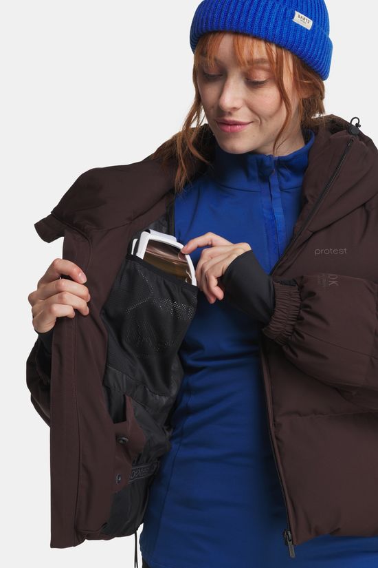 Protest PRTVox Ski-Jas Dames dark brown