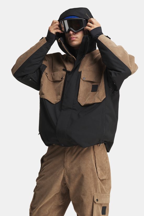 Protest PRTdalwood Ski-Jas Sand Brown/Black
