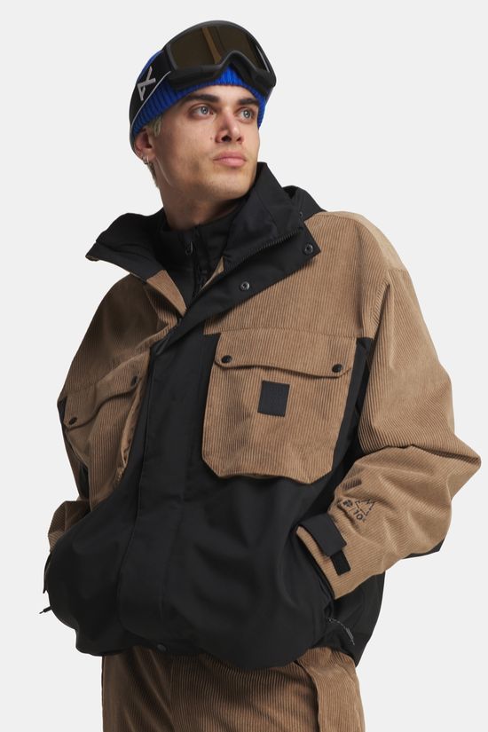 Protest PRTdalwood Ski-Jas Sand Brown/Black