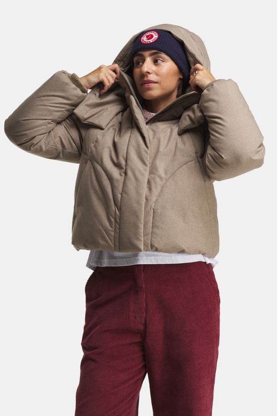 Elvine Annabelle Gevoerde Jas Dames Beige