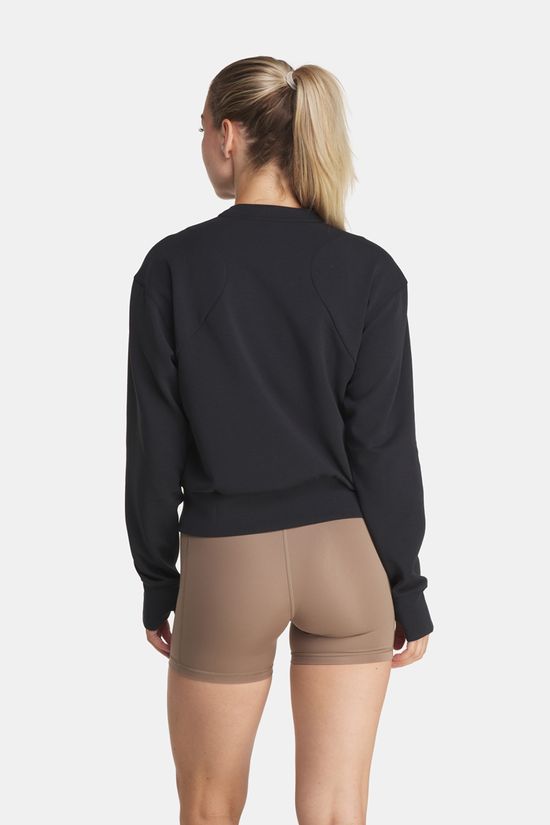 adidas Designed-for-Training Warm-Up Crewneck Sweatshirt Dames Black