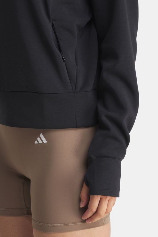 adidas Designed-for-Training Warm-Up Crewneck Sweatshirt Dames Black