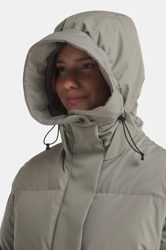 Krakatau Wear Cassini Gewatteerde Parka Dames light grey