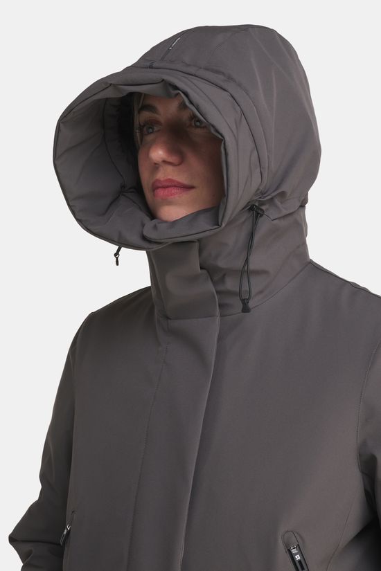 Krakatau Wear Mercury Technical Fabric Parka Dames dark grey