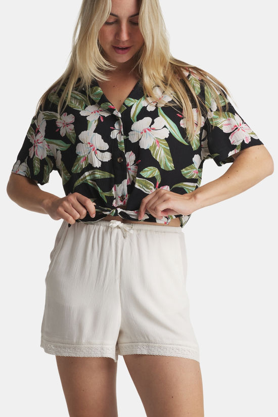 Roxy Salty Sweet Printed Blouse Dames Black/Ass. Flower