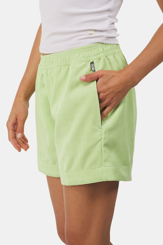 Picture Sesia Cord Korte Broek Dames Lime Green