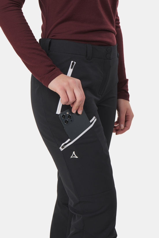 Schöffel Ascona Warm Pants Softshell Broek Dames black