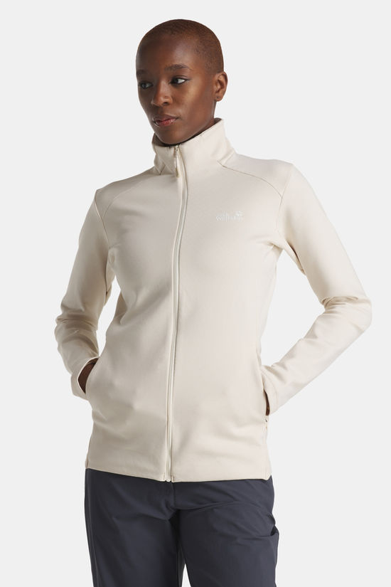 Jack Wolfskin Astrotrail FZ Fleecevest Dames Beige