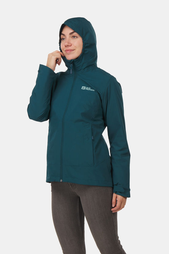 Jack Wolfskin Moonrise 3-In-1 Jas Dames dark green