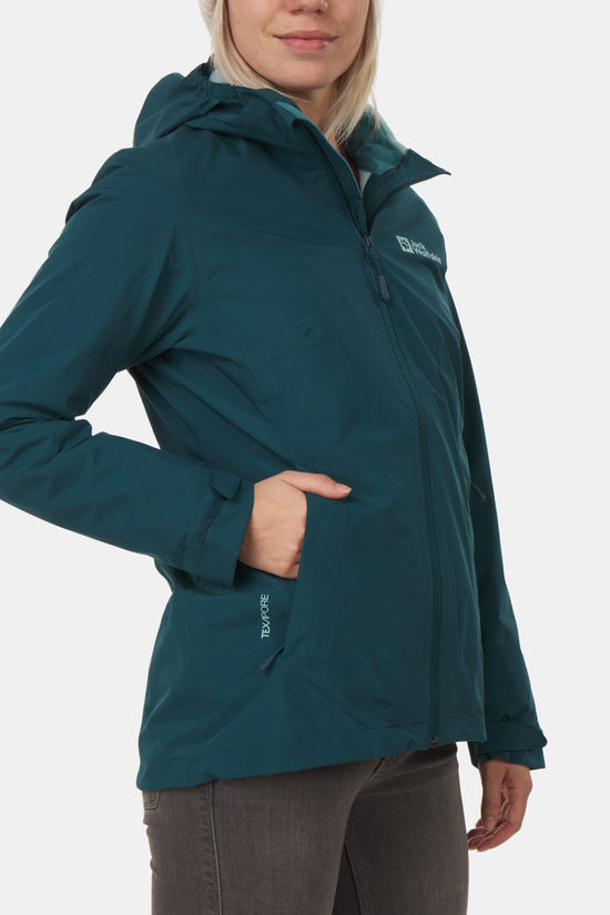 Jack Wolfskin Moonrise 3-In-1 Jas Dames dark green