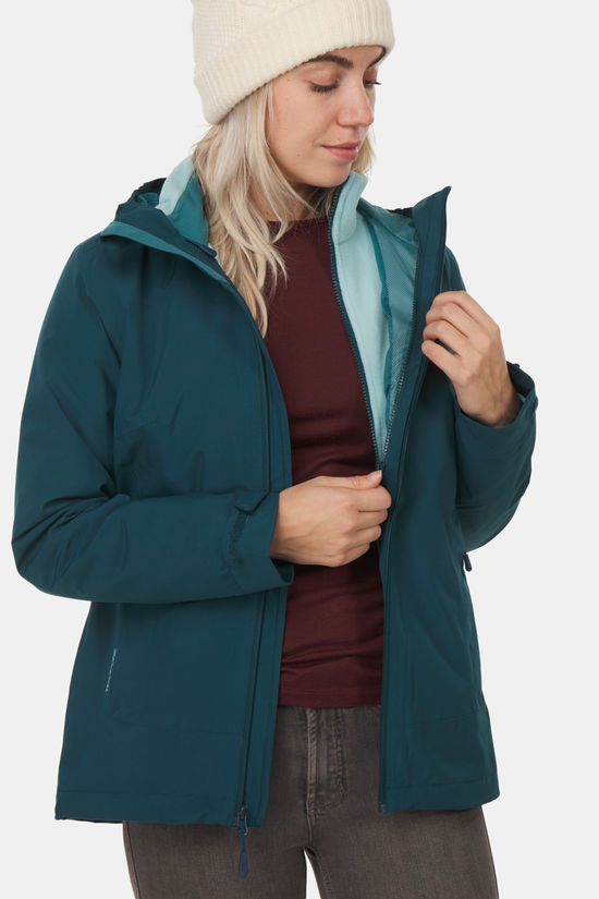 Jack Wolfskin Moonrise 3-In-1 Jas Dames dark green