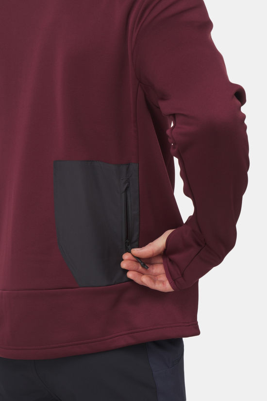 Jack Wolfskin Bike Commute Fleecevest dark brown