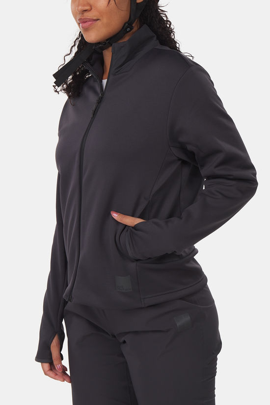 Jack Wolfskin Bike Commute Fleevest Dames Dark Grey/-