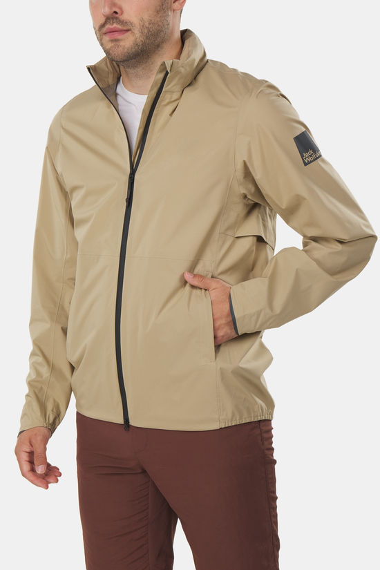 Jack Wolfskin Bike Commute 2.5L Hardshell Jas Sand Brown