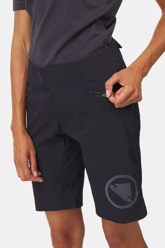 Endura Singletrack Lite Baggy Dames Fietsbroek – kort model black