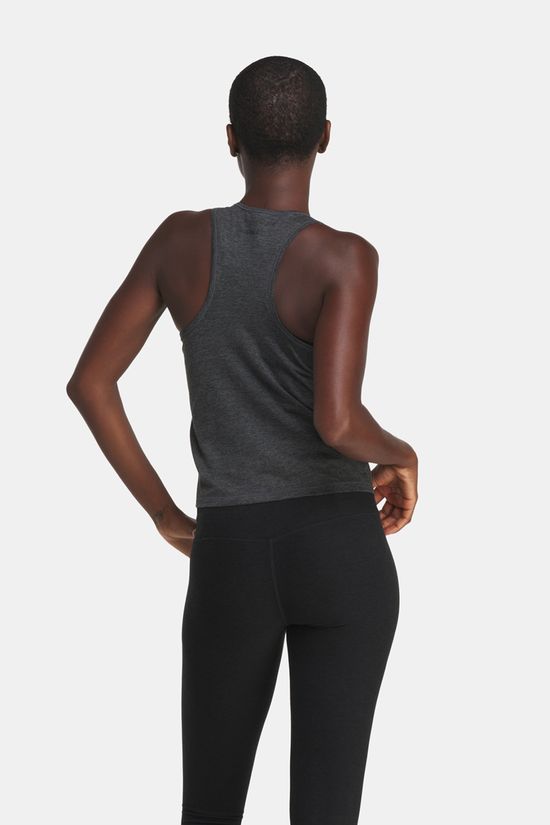 Girlfriend Collective Reset Straight Tank Top Dames dark grey