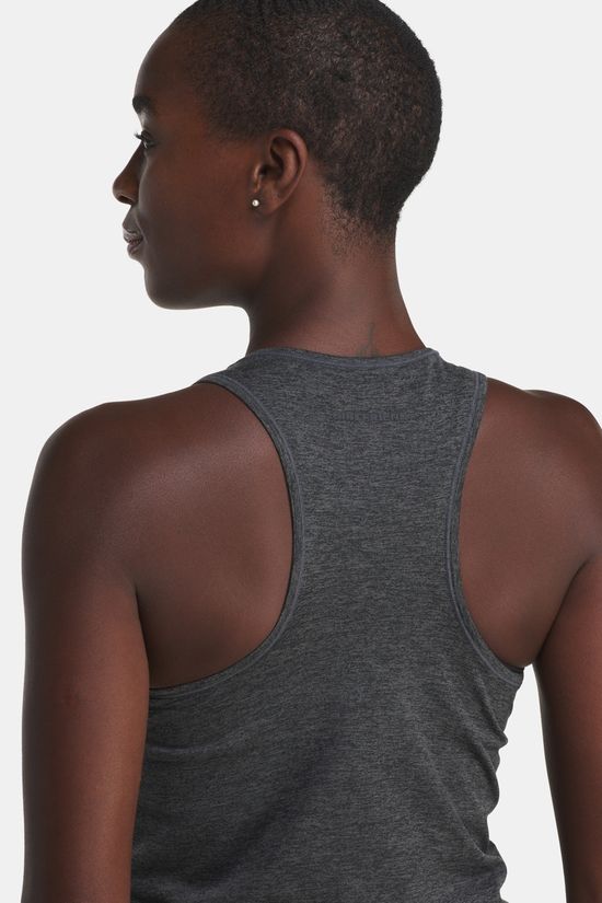Girlfriend Collective Reset Straight Tank Top Dames dark grey