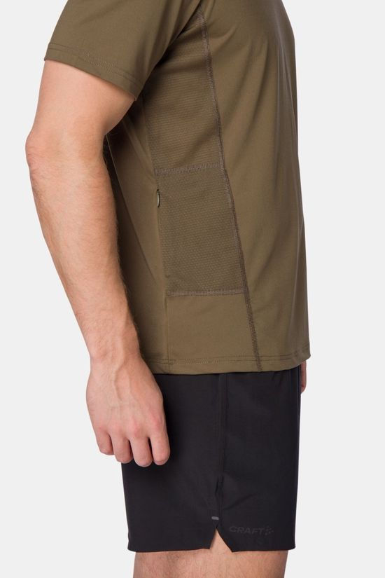 Craft ADV Essence SS Tee mid khaki