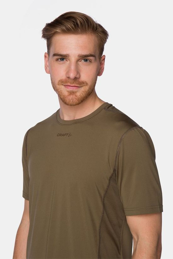 Craft ADV Essence SS Tee mid khaki