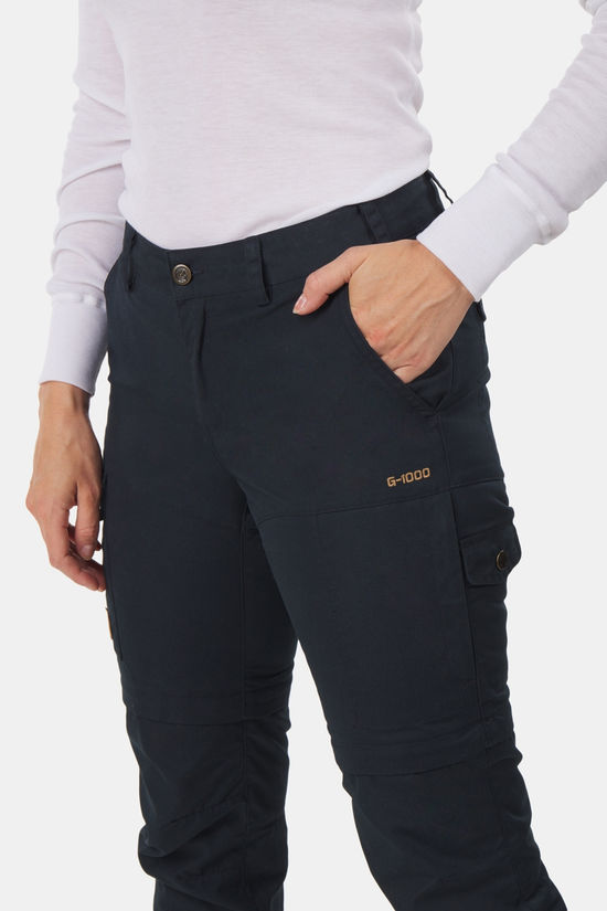 Fjällräven Karla Pro Zip-Off Afritsbroek Dames Dark Blue