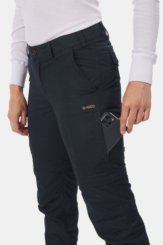 Fjällräven Karla Pro Zip-Off Afritsbroek Dames Dark Blue