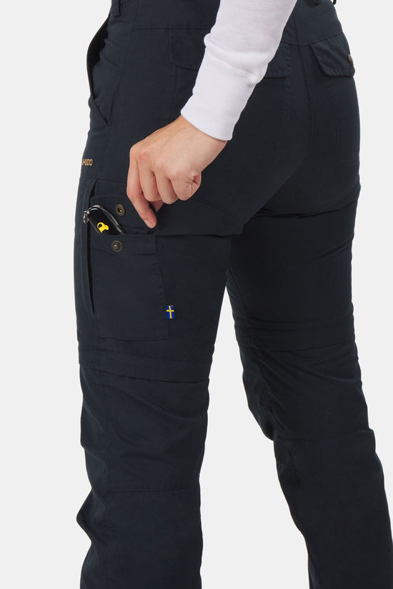 Fjällräven Karla Pro Zip-Off Afritsbroek Dames Dark Blue