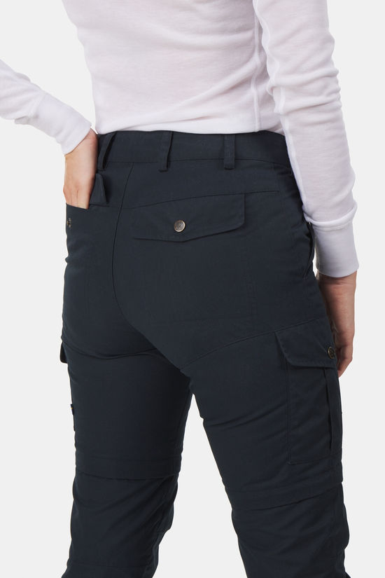 Fjällräven Karla Pro Zip-Off Afritsbroek Dames Dark Blue