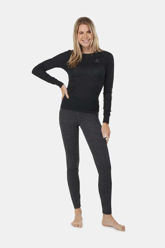 Odlo Bl Top Crew Neck L/S Active Warm Eco black/dark grey