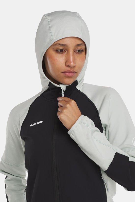 Mammut Massone ML Hooded Fleecevest Dames silver/black