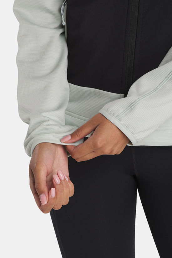 Mammut Massone ML Hooded Fleecevest Dames silver/black
