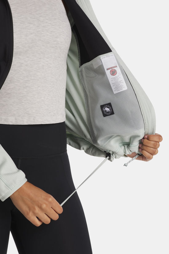 Mammut Massone ML Hooded Fleecevest Dames silver/black