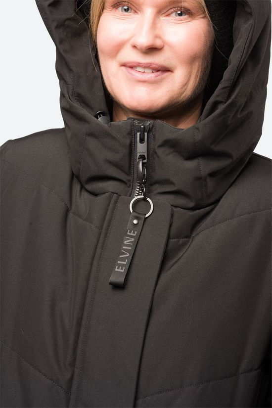Elvine Naemi Gevoerde Parka Dames black