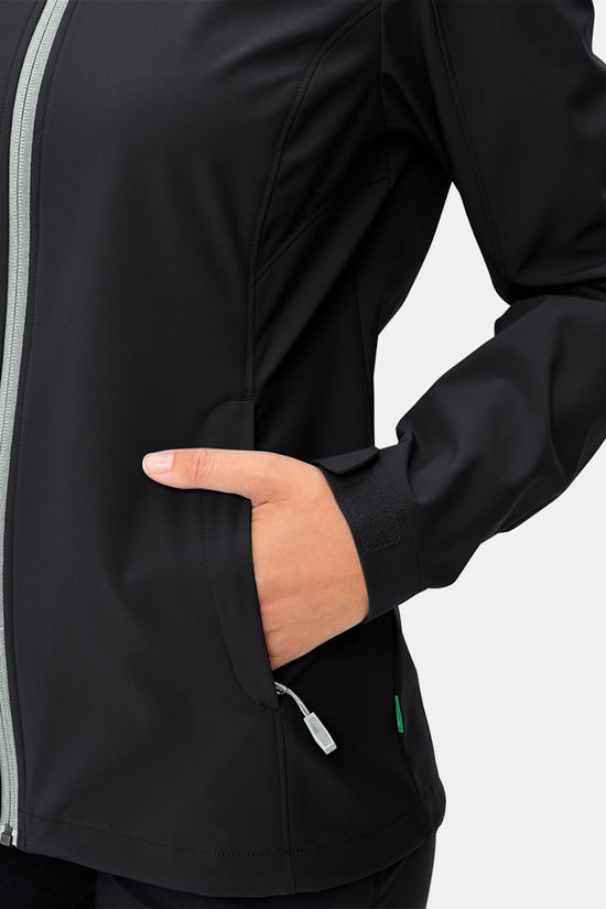 Vaude Hurricane IV Softshell Jas Dames Black