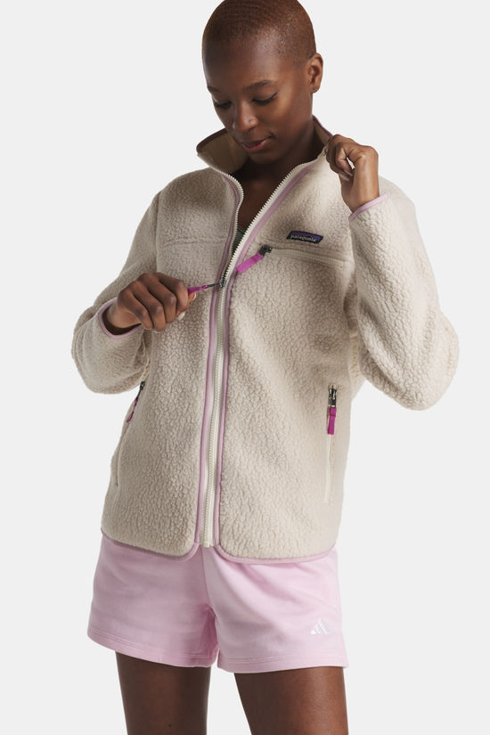 Patagonia Retro Pile Fleecevest Dames Beige/Blue