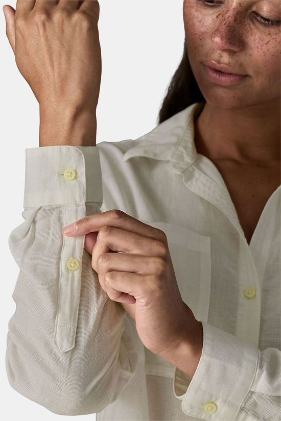 Patagonia A/C Buttondown Shirt Dames white