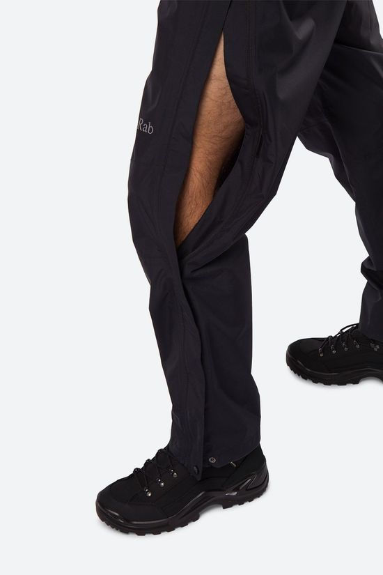 Rab Downpour Eco Regenbroek Full Zip black