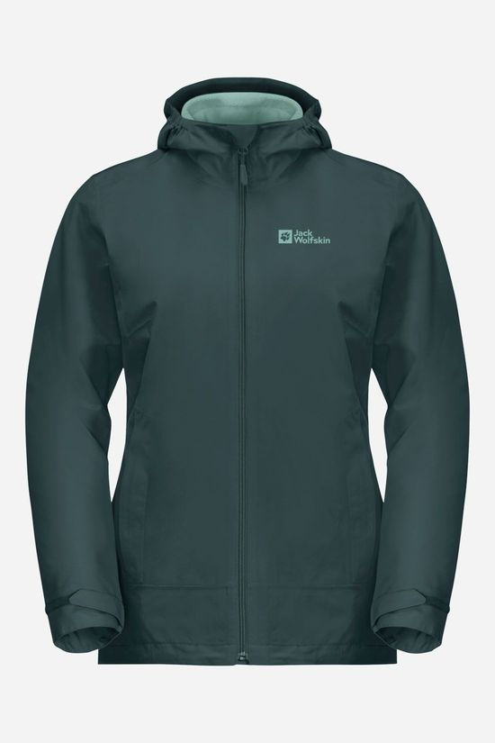 Jack Wolfskin Moonrise 3-In-1 Jas Dames dark green