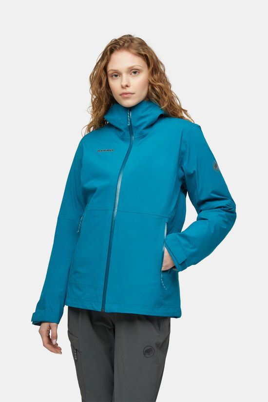 Mammut Linard Guide 3-in-1 Hardshell Regenjas Dames Blauw