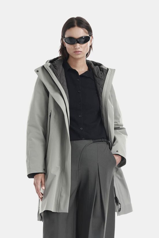 Krakatau Wear Planck Liner Parka Dames light grey