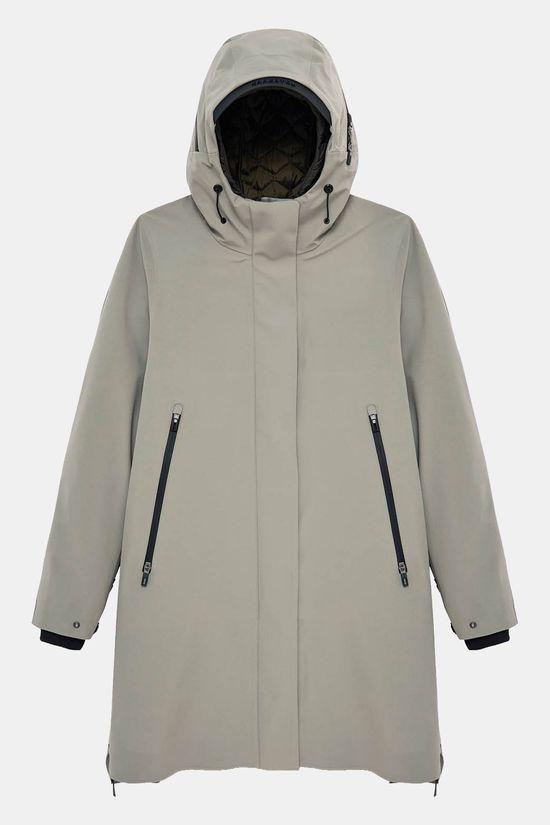 Krakatau Wear Planck Liner Parka Dames light grey