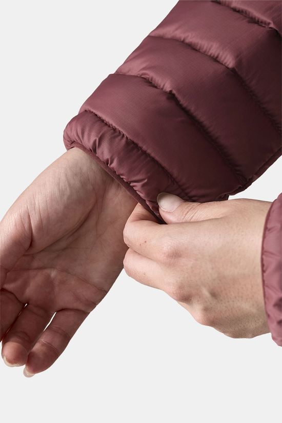Patagonia Down Sweater Hoody Donsjas Dames dark red