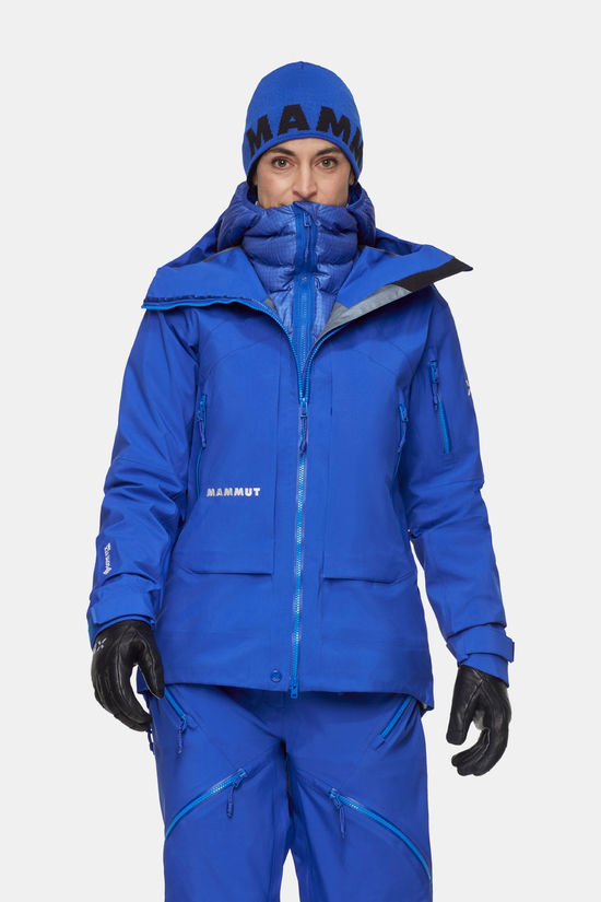Mammut Nordwand Light Down IN Hooded Donsjas Dames blue