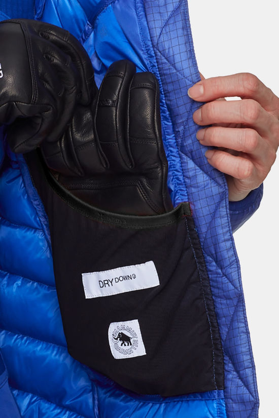 Mammut Nordwand Light Down IN Hooded Donsjas Dames blue