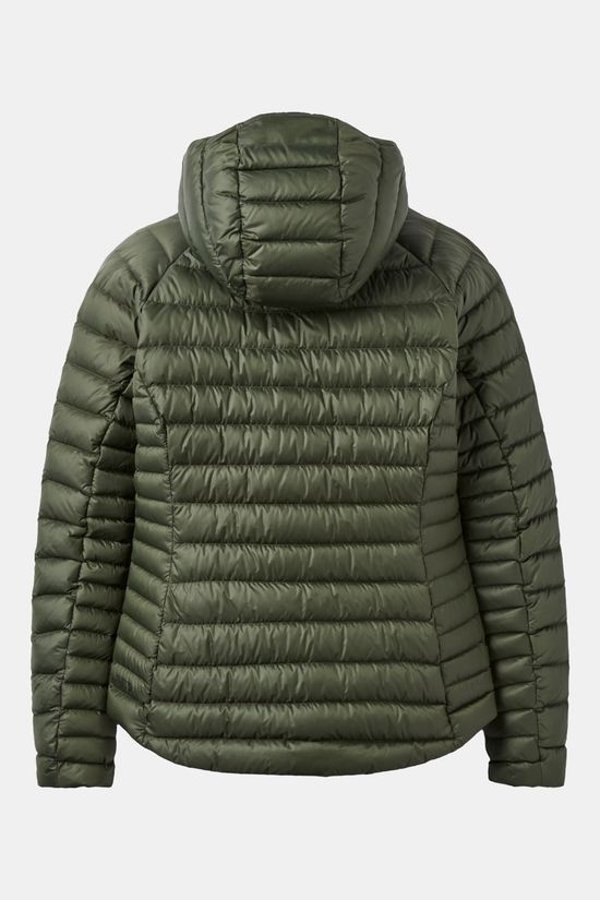 Rab Microlight Alpine Hoody Donsjas Dames dark green