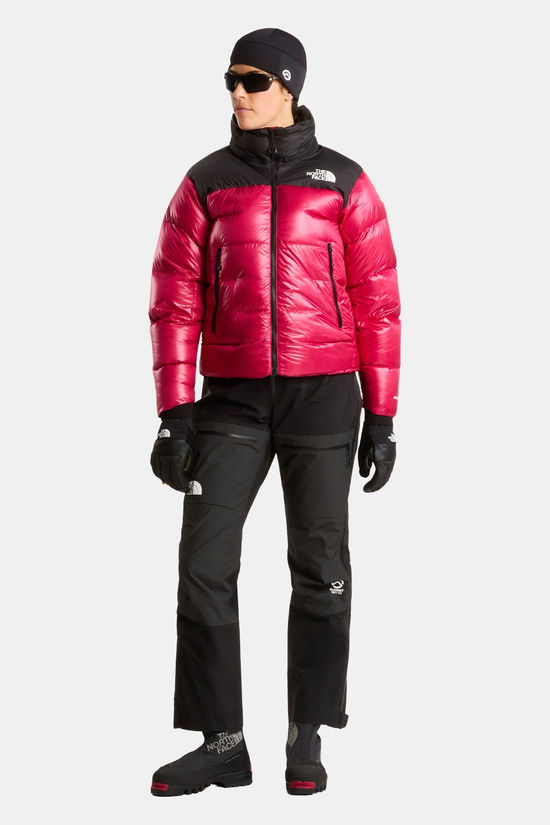 The North Face Summit Nuptse Donsjas Dames black/mid red