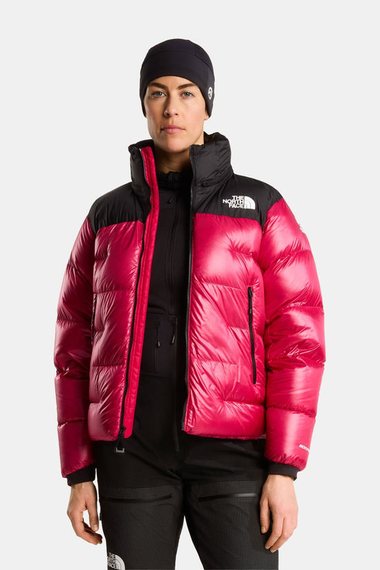 The North Face Summit Nuptse Donsjas Dames black/mid red
