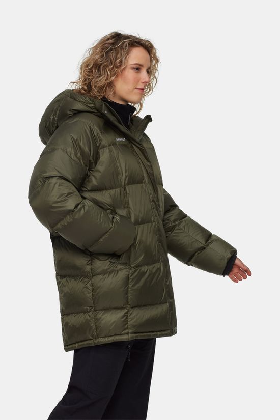 Mammut Glacier Glow In Hooded Donsparka Dames dark khaki