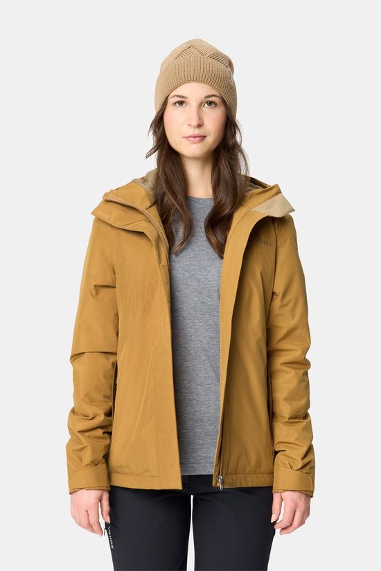 Vaude Rosemoor Padded Jacket Gevoerde Jas Dames Camel Brown