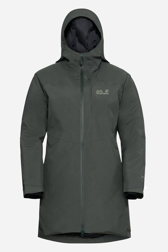 Jack Wolfskin Icecape 2L Down Ins RDS Winterjas Dames dark green