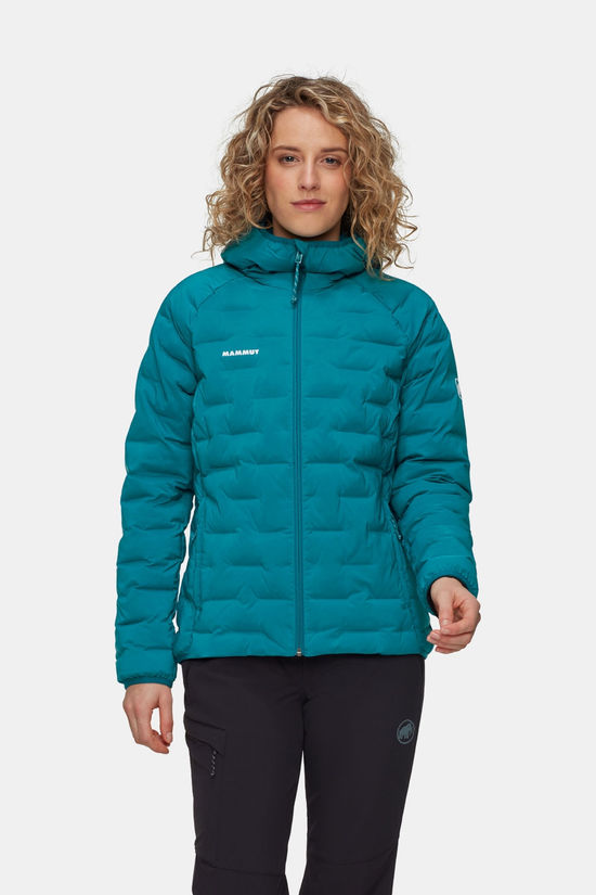 Mammut Sender Hooded Isolatiejas Dames Blauw